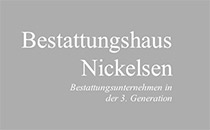 Logo von Bestattungshaus Nickelsen Tag und Nacht erreichbar